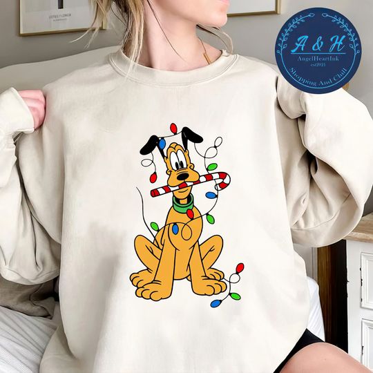 Disney Santa Goofy Snow Christmas Lights, Mickey and Friends Christmas