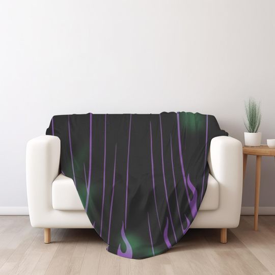 Personalized Female Villains Dress Blanket, Maleficent Ursula Queen of Hearts Blanket, Birthday Gift, WDW Disneyland