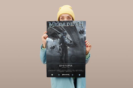 Megadeth Poster | Dystopia Poster | Album Poster Prints