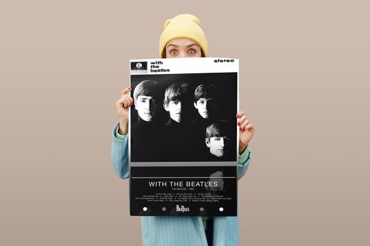 The Beatles Poster | With The Beatles Poster | Album Poster Prints | Wall Decor Posters