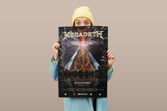 Megadeth Poster | Endgame Poster | Album Poster Prints