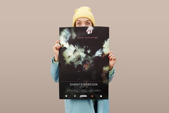 The Cure Poster | Disintegration Poster | Album Poster Prints | Wall Decor Posters