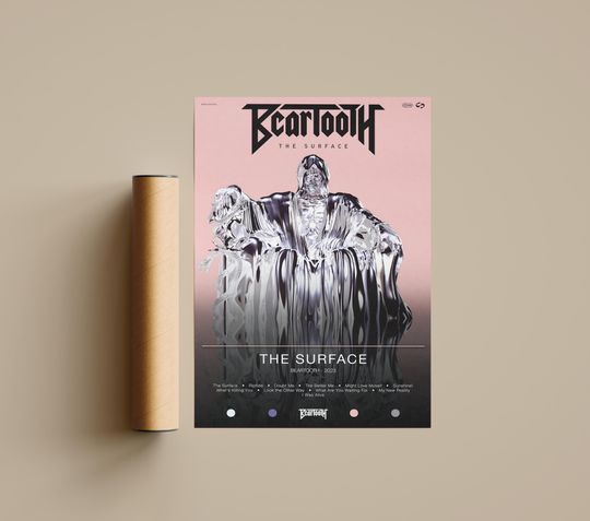 Beartooth Poster | The Surface Poster | Album Poster Prints | Wall Decor Posters