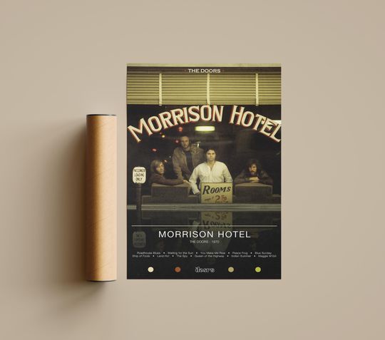 The Doors Poster | Morrison Hotel Poster | Album Poster Prints