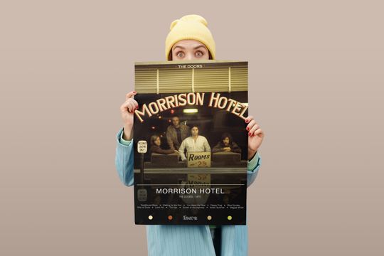 The Doors Poster | Morrison Hotel Poster | Album Poster Prints
