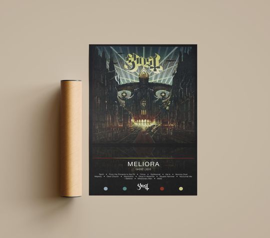 Ghost Poster | Meliora Poster | Album Poster Prints | Wall Decor Posters