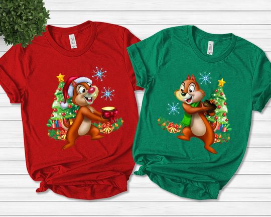 Disney Chip and Dale Christmas Shirt, Double Trouble Shirt