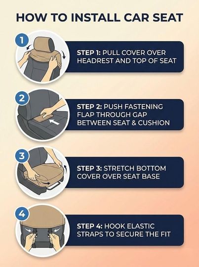 Houndstooth Pattern Car Seat Covers (2Pcs): Floral Polar Fleece Protector Set