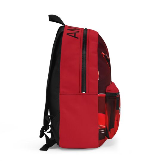 Team C00lkidd Forsaken Backpack, Red School Bag, Gaming Backpack, Stylish Accessory