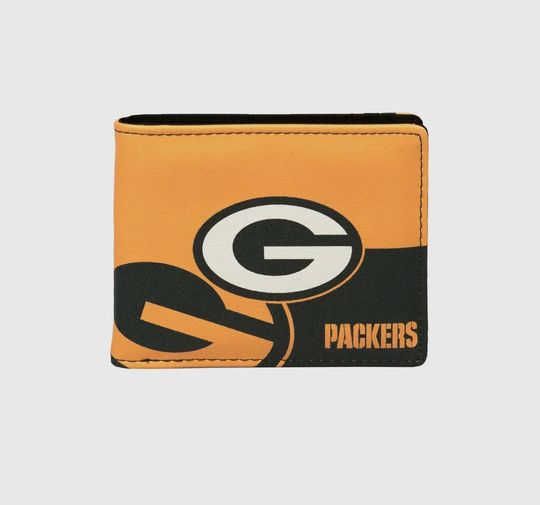 Green Bay Football Team Wallet, Gift For Fans