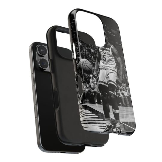 Basketball Player Phone Case | Dynamic Monochrome Court Action (iPhone)