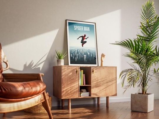 Spider-Man Movie Poster – Sam Raimi Marvel Wall Art