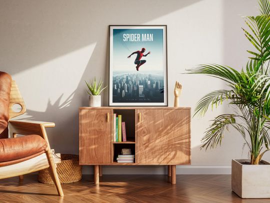 Spider-Man Movie Poster – Sam Raimi Marvel Wall Art