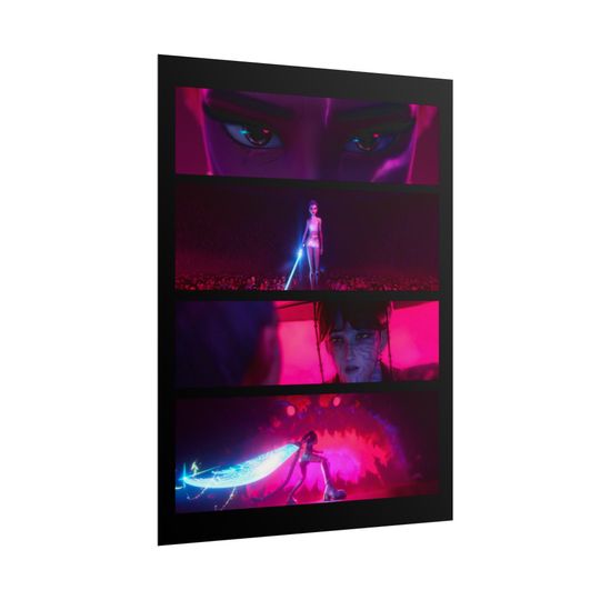 Kpop Demon Hunters Final Scene , Wall Art Decor, Gift for Fans