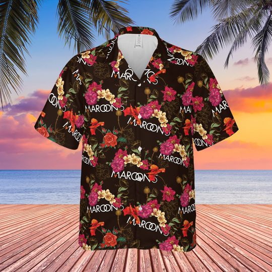 Maroon 5 Button Up Shirts, Maroon 5 Band Hawaiian Shirts