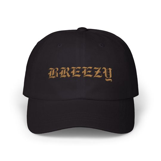 BREEZY Embroidered Baseball Cap for Chris Brown Fans