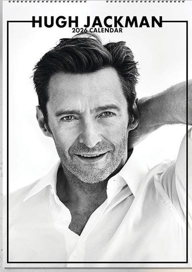 Hugh Jackman 2026 Wall Calendar