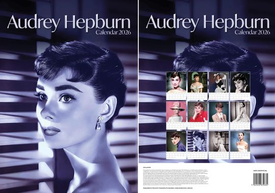 Audrey Hepburn 2026 Wall Calendar