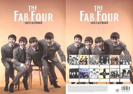 The Beatles 2026 Wall Calendar