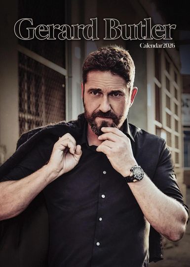 Gerard Butler 2026 Wall Calendar