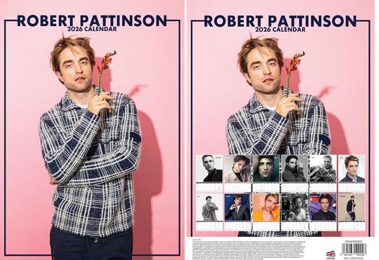 Robert Pattinson 2026 Wall Calendar