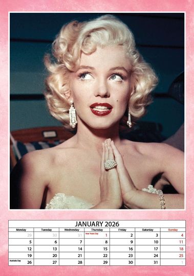 Marilyn Monroe 2026 Wall Calendar