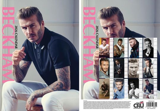David Beckham 2026 Wall Calendar