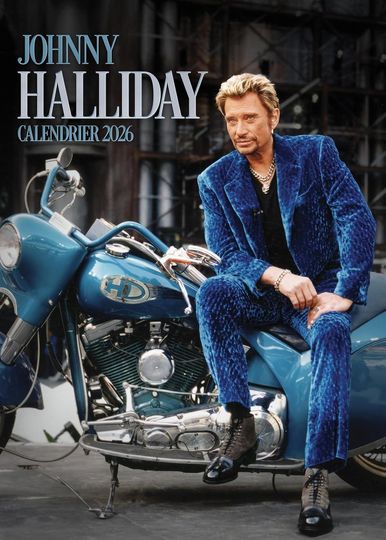 Johnny Hallyday 2026 Calendar, New Year Gift, Home Decor