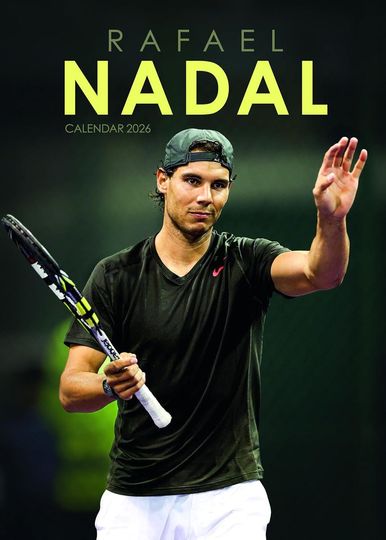 Rafael Nadal 2026 Wall Calendar