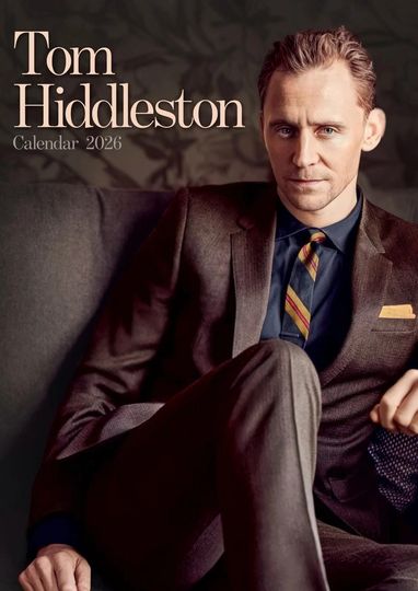 Tom Hiddleston 2026 Wall Calendar