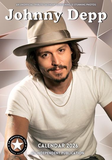 Johnny Depp 2026 Calendar