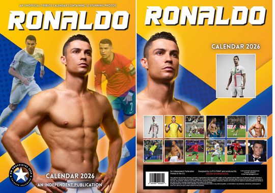 Ronaldo 2026 Wall Calendar