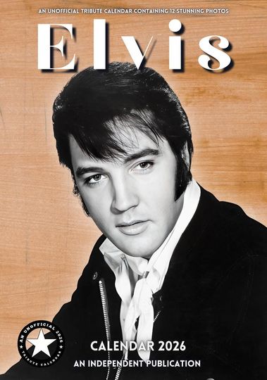 Elvis 2026 Wall Calendar, New Year Gift, Home Decor