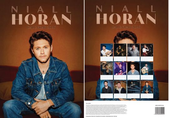 Niall Horan 2026 Wall Calendar