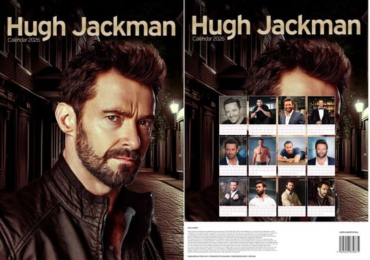 Hugh Jackman 2026 Wall Calendar