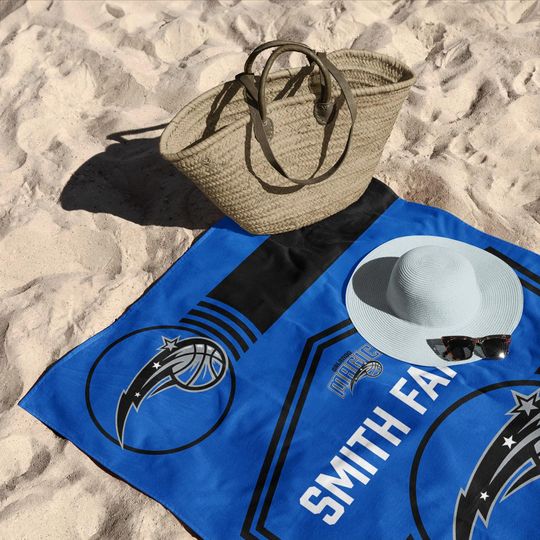 Orlando Magic Beach Towel: NBA Dominion Style, Personalized Fan Gift