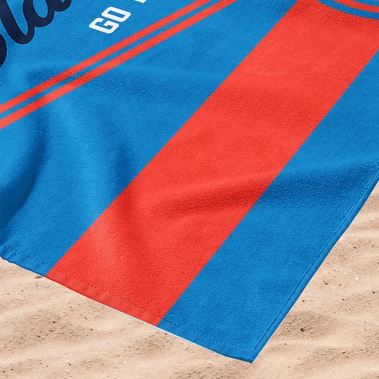 Oklahoma City Thunder Beach Towel: NBA Dominion Style, Personalized Fan Gift