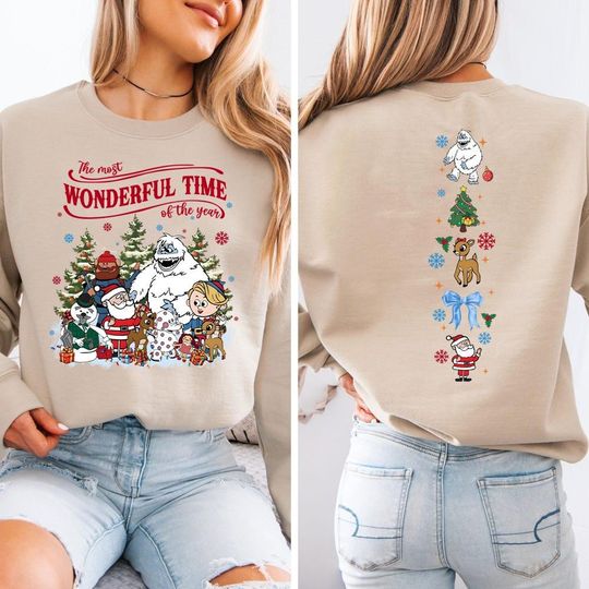 Vintage Rudolph & Friends Christmas Sweatshirt