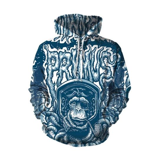 Primus Hoodies 3D, Monkey Hoodie 3D, Primus Monkey Hoodie