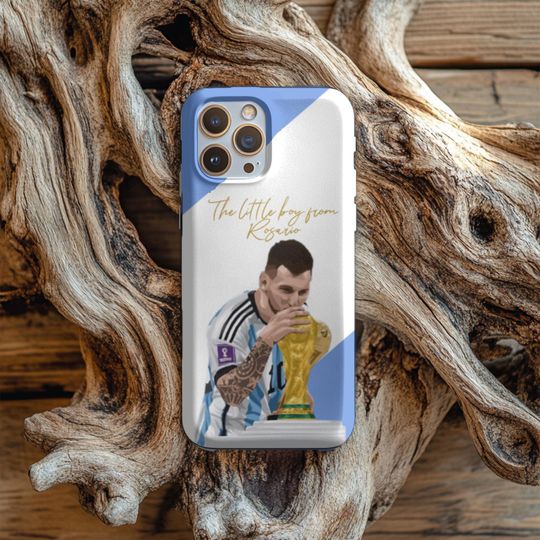 Lionel Messi Argentina iPhone Case, Soccer Phone Cover
