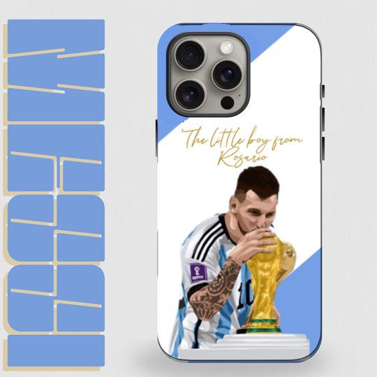 Lionel Messi Argentina iPhone Case, Soccer Phone Cover
