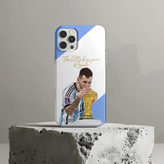 Lionel Messi Argentina iPhone Case, Soccer Phone Cover