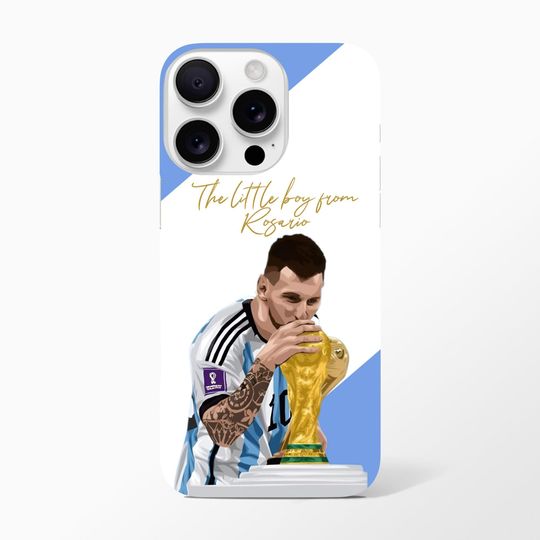 Lionel Messi Argentina iPhone Case, Soccer Phone Cover