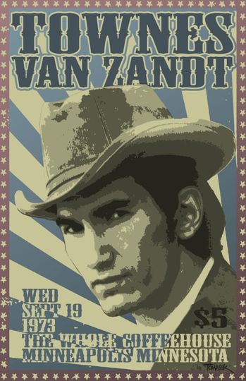 Townes Van Zandt Poster