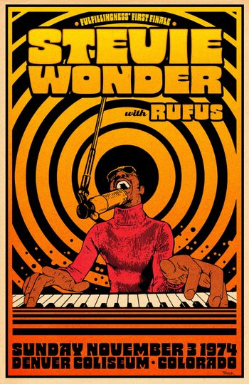 Stevie Wonder Concert Poster
