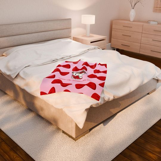 Hello Kitty x Bad Bunny Un Verano Sin Ti Throw Blanket