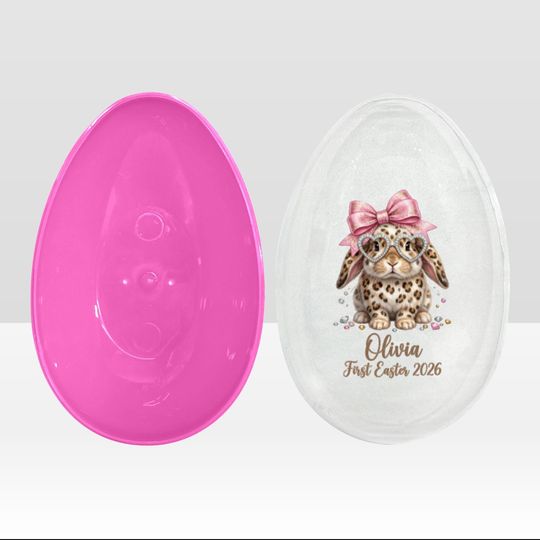 Personalized First Easter 2026 Jumbo Egg: Custom Name