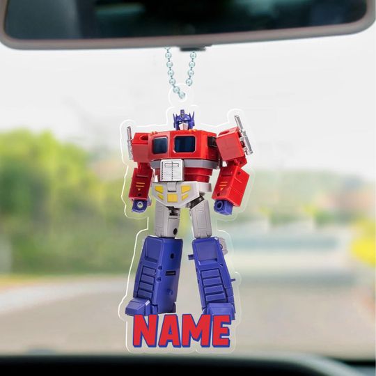 Optimus Transformers Christmas ornament, Personalized Kids ornaments