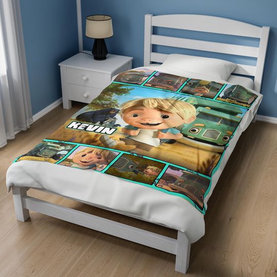 Personalized Trash Truck Blanket, Trash Truck Blanket