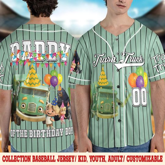 Personalized Trash Truck Ornament, Custom Name Ornament, Truck Lover Christmas Gift, Cute Kids Holiday Decoration